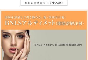 BNLSアルティメット（脂肪溶解注射）